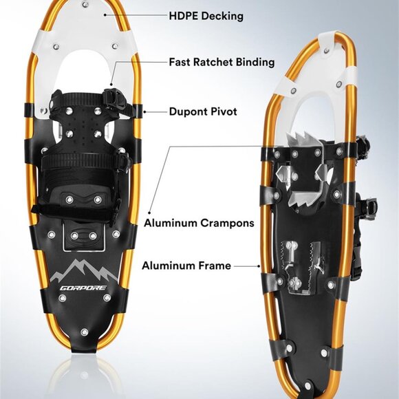 Lightweight Aluminum Snowshoes Kit - Picture 3 of 10